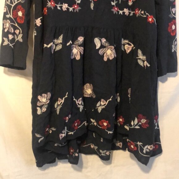 Zara Embroidered Cottagecore Dress  Small - Picture 4 of 8
